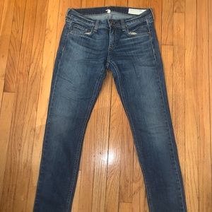 LOW RISE RAG & BONE JEANS